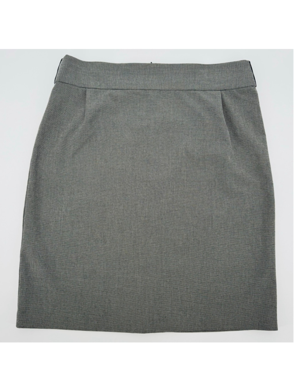 Briggs New York Houndstooth Pencil Skirt 16 Petite Black White
